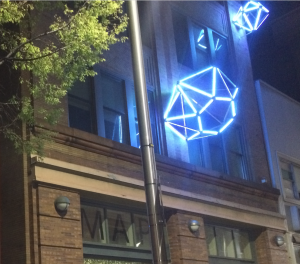 diamonds lighting up downtown