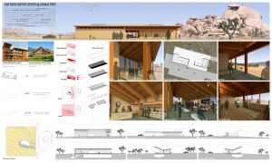 Joshua Tree National Park design for a visitor center