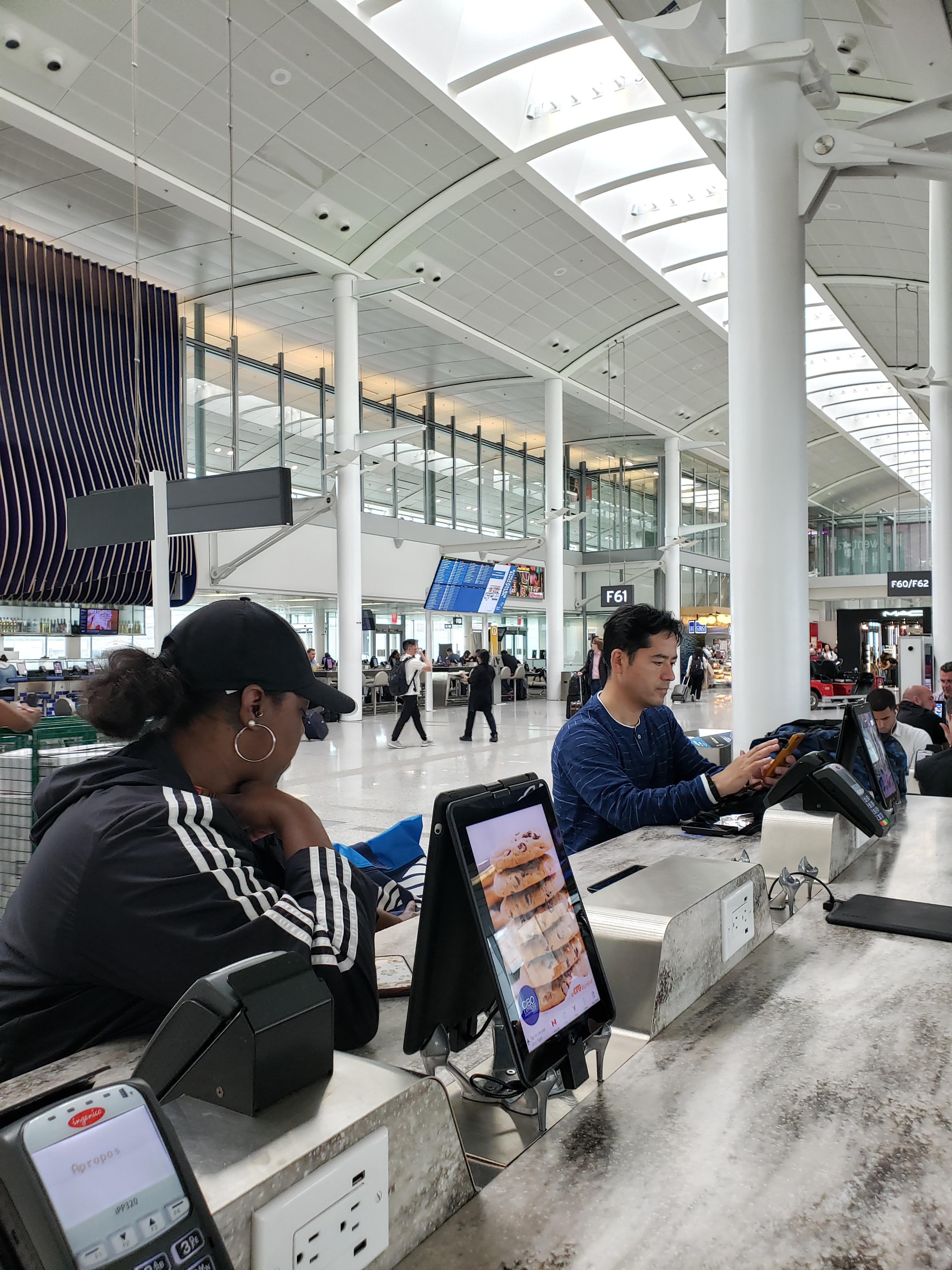 people at the airport